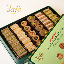 Cargar imagen en el visor de la galería, Dulce Árabe Baklava Surtido Premium 400 Gr Sin Azúcar Añadidas