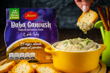 Cargar imagen en el visor de la galería, Baba Ganoush Dips de berenjena Ahumada árabe 100% Vegano,Sin Gluten, Sin Lactosa y Natura, Libre de Sellos 320 Gr