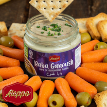 Cargar imagen en el visor de la galería, Baba Ganoush Dips de berenjena Ahumada árabe 100% Natural Vegano,Sin Gluten,Sin Lactosa