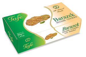 Barazek Galletas de Sésamo y Pistacho 40 Gr