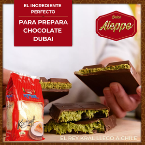 Kadayif (Kunafa,Knafeh,Knafe) Materia Prima para Chocolate Dubai, Postres Dubai
