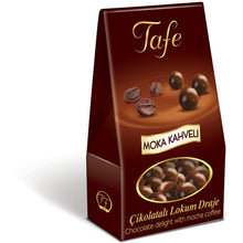 Cargar imagen en el visor de la galería, Grageas De Delicias Turcas Moca Café Cubierta con Chocolate Belga 60 Gr
