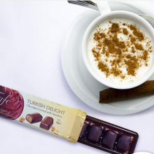Cargar imagen en el visor de la galería, Delicias Turcas Rellenas con Avellana Cubiertas de Chocolate Belga 55 Gr
