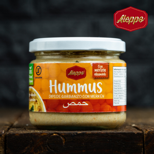 Hummus con Merkén Ahumado Dips Árabe de Garbanzo 100 %Natural