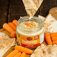 Cargar imagen en el visor de la galería, Hummus con Merkén Ahumado Dips Árabe de Garbanzo 100 %Natural
